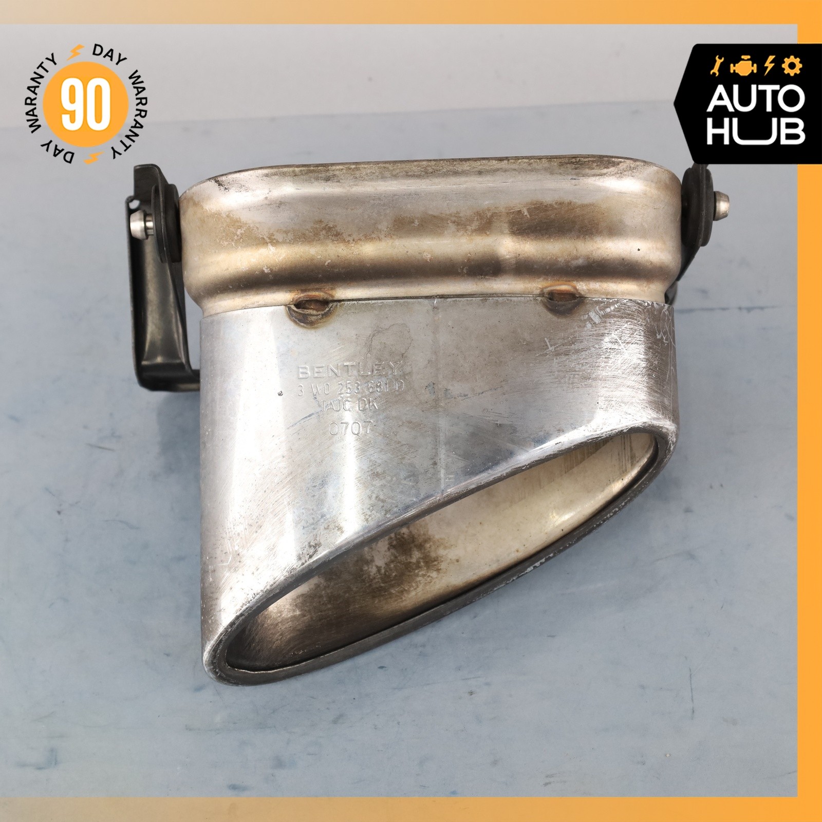 Bentley Continental GTC GT Exhaust Muffler Tips Left and Right Set OEM 43k