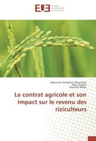 Le Contrat Agricole Et Son Impact Sur Le Revenu Des Riziculteurs Odountan Ambali