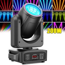 18 Prisms Gobo 200W LED Moving Head Lights Beam Stage Light DMX for DJ Disco