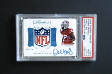 2019 Flawless Deebo Samuel NFL Shield Signatures Auto Platinum 49ers 1/1