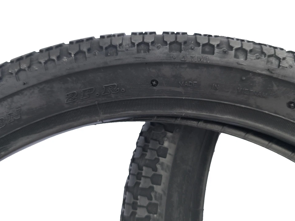 Moped Mofa 2 Reifen mit 2 felgenband und 2 Schlauch Set 2 1/2 -19 23X2,50 - Bild 2 von 4