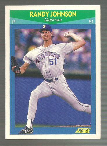 Randy Johnson #52 1990 Score Rising Stars card