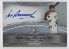 2010 Bowman Platinum Auto Refractor Gorkys Hernandez #BPA-GH Auto 04y8