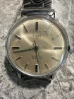 Timex 21 Viscount 1967 Silver Dial Silver Tone Mens Vintage 1960s Automatic Self