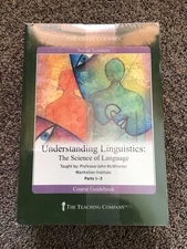 Great Courses Understanding Linguistics Science of Language New 6 DVD With Book