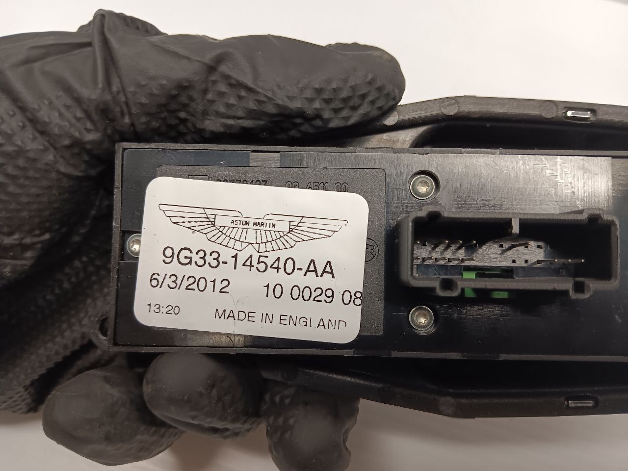 2012 Aston Martin Vantage Master Window Switch Control Panel Button 9G3314540AA