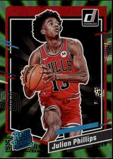 2023-24 Donruss Red #227 Julian Phillips Chicago Bulls Rookie