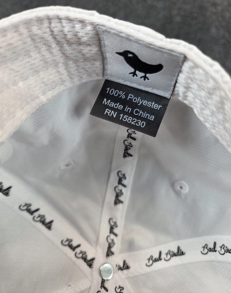 Bad Birdie Cap Unisex One Size White View 6