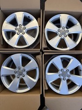 Audi A3 8v Genuine Alloy Wheels Alloys 17" Set Of 4 8V0601025BK S-line