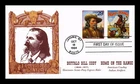 DR JIM STAMPS US COVER BUFFALO BILL LEGENDS OF THE WEST FIRST DAY ISSUE COMBO