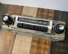 1955 1956 Chevrolet Bel Air Oem Push Button Am 12 Volt Radio - Partsrepair