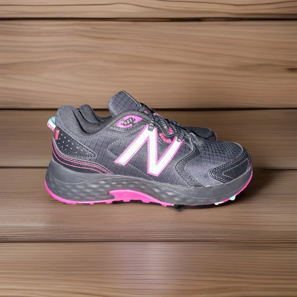 Size 7.5 - New Balance 410v7 Black Pink Glow W - Image 3 of 4