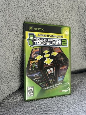 XBOX Midway Arcade Treasures 2 Brand New missing plastic wrap New
