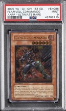 2009 YU-GI-OH! ANPR-ANCIENT PROPHECY #EN086 FLAMVELL COMMANDO PSA 9