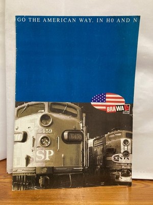Brawa Flyer / Broschüre Go the American Way in HO and N, 12 Seiten