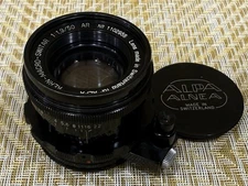 Kern Macro Switar 50mm F/1.9 AR Lens Alpa Mount -All Black & Clean !