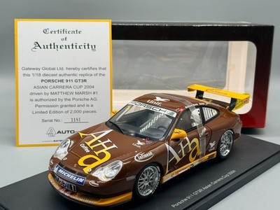 Modellautos 1:18 AUTOart Porsche 911 GT3R Asian Carrera Cup 2004 mit OVP