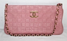 Chanel Pink Precious Symbols Pochette Lucky Charms Handbag Shoulder Bag Pochette