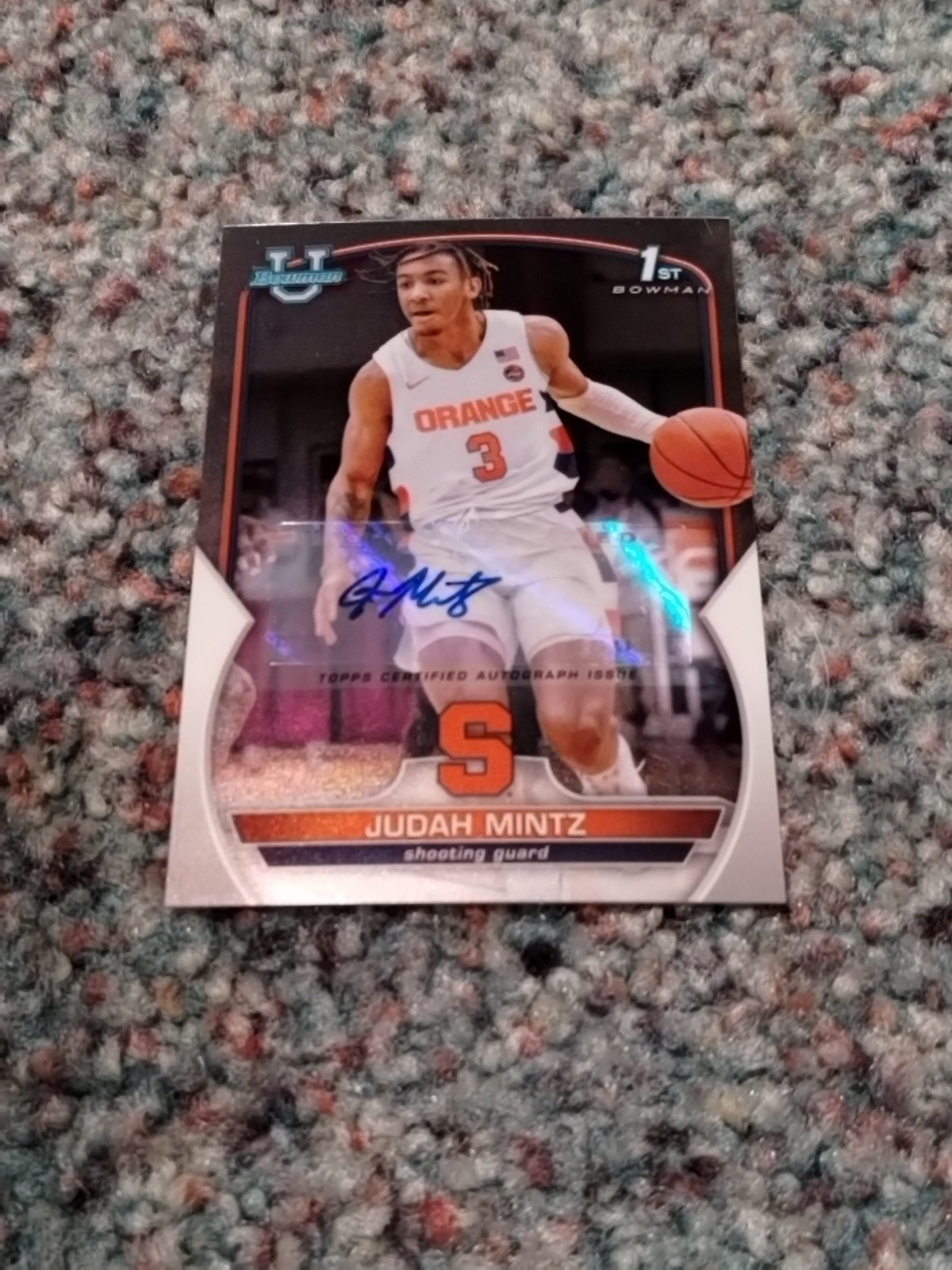 2022-23 Bowman Chrome U 1st Bowman Judah Mintz Auto