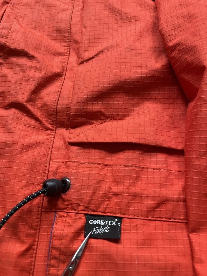 Berghaus Glacier Peak Jacket Orange Gore-Tex XCR Outdoor Hiking Size L - Image 3 of 4