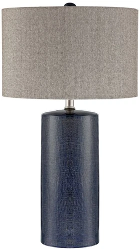 Lite Source Jacoby 28 1/2" Navy Blue Ceramic Table Lamp - Picture 2 of 3