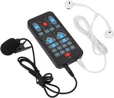 Voice Changer, Portable Mini Changer Device Handheld Sound Card 8...