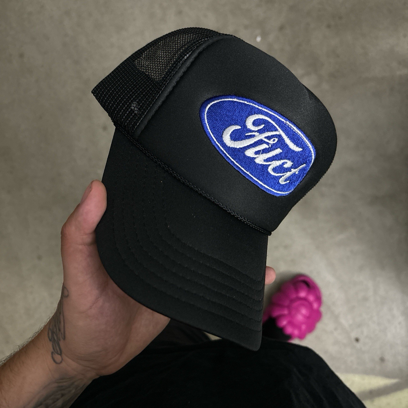 FUCT Trucker Hat Black