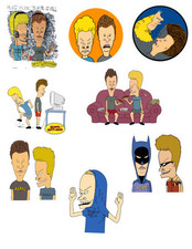 Beavis And Butthead TV Stickers