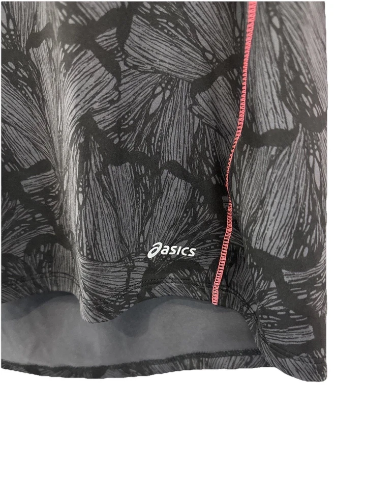 Top deportivo para mujer Asics manga corta negro gris rosa M Foto 3 de 4