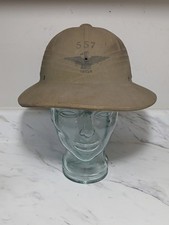 RARE WW2 US Army Pith Helmet Used For Boy Scouts W/ Eagle Troop 557 Arnold, Mo.