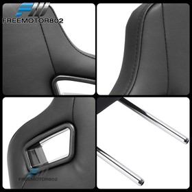 Seat Headrest Neck Cushion For Mazda 3/6 BK PU Rod Dia 10mm Space 150mm Pair