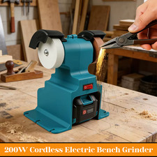 Electric Bench Grinder 200W Cordless Polishing & Grinding Machine Knife Sharpner