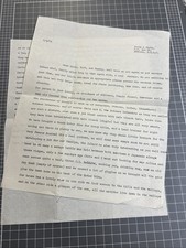 VINTAGE LETTER HONIARA SOLOMAN ISLANDS POLICE BSIP 1973 1970s WW2 RELIC JAP GI