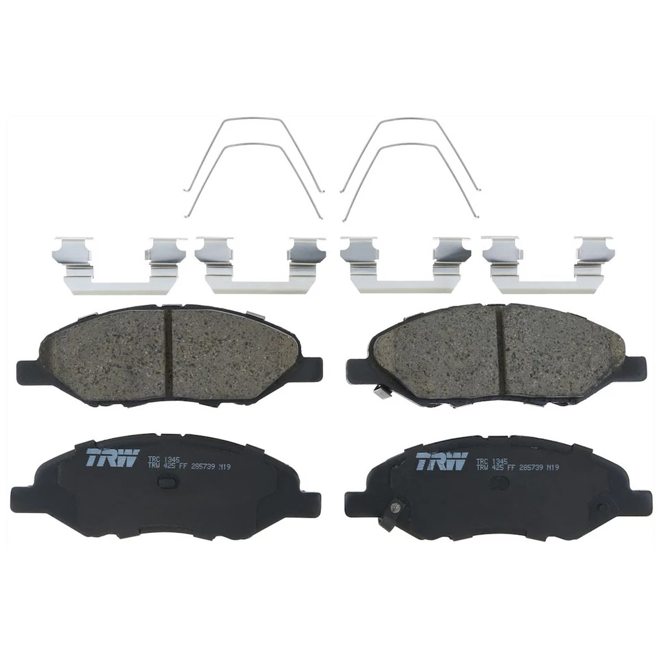 KIT-072924-4269 TRW Juego de 2 ruedas discos de freno y kits de pastillas delanteras para Nissan Versa Foto 3 de 4