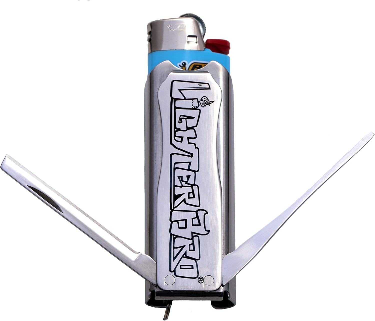 Bro Slim Multitool Lighter Sleeve Silver