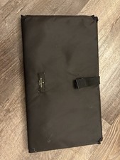 Kate Spade Black Nylon Baby Diaper Changing Pad Foldable Travel Mat