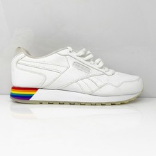 Reebok Mens Classic Harman Run FY5311 White Casual Shoes Sneakers Size 7