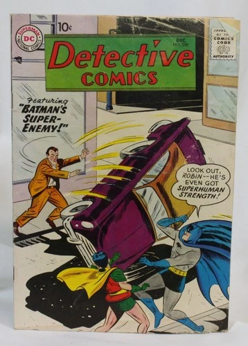 Vtg Detective Comics #250 Batman Robin Super Enemy DC 1957 Superhero Estate