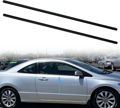 #ad 72410 SVA A01ZA Weatherstrip Window Moulding Trim Seal Belt Fit for Honda Civic $47.87