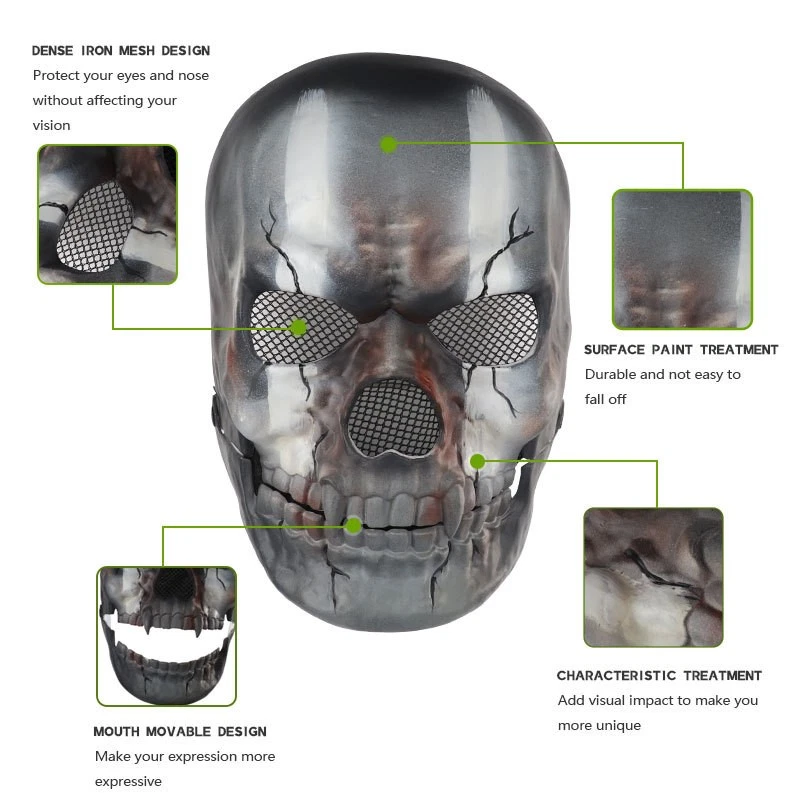 Call of Duty Warzone 2Call of Duty MW2 New Game Skeleton Ghost Mask Headset COS - Image 3 of 4
