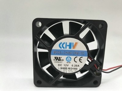 CCHV CHA6012RM-15D DC12V 0.20A 6015 60mm chassis fan 2 pin #hj