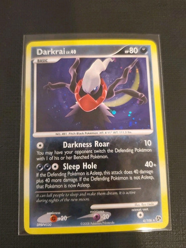 Darkrai 4/106 Holo Rare Pokémon Card