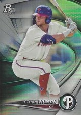 Ethan Wilson 2022 Bowman Platinum #TOP-10 Top Prospects Philadelphia Phillies