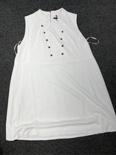 Tommy Hilfiger Women's Plus Size Mock Collar Sleeveless Dress