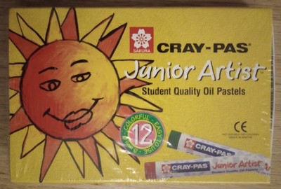 Cray-Pas  Ölpastellkreide, 12er Set im Kartonetui, Junior Artist, 8mm, NEU! OVP!