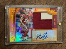 2019 Certified - Freshman Fabric Signatures Nick Bosa #210 Orange Mirror /199