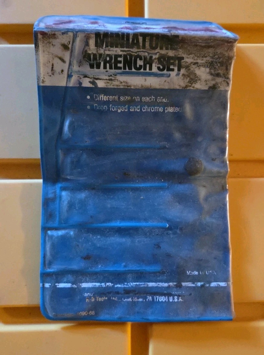 Vintage NAPA 7 Piece SAE Midget Ignition Combination Wrench Set 5/32”-3/8”-USA
