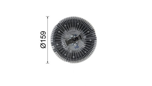 KUPPLUNG KÜHLERLÜFTER CFC 30 000P FÜR IVECO F4AE0481D/F4AE0481C/F4AE3481B 3.9L - Picture 12 of 19