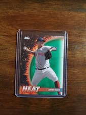 2021 Topps Pro Debut Bryan Mata Heat Green Insert 86/99 Portland Sea Dogs SP SSP