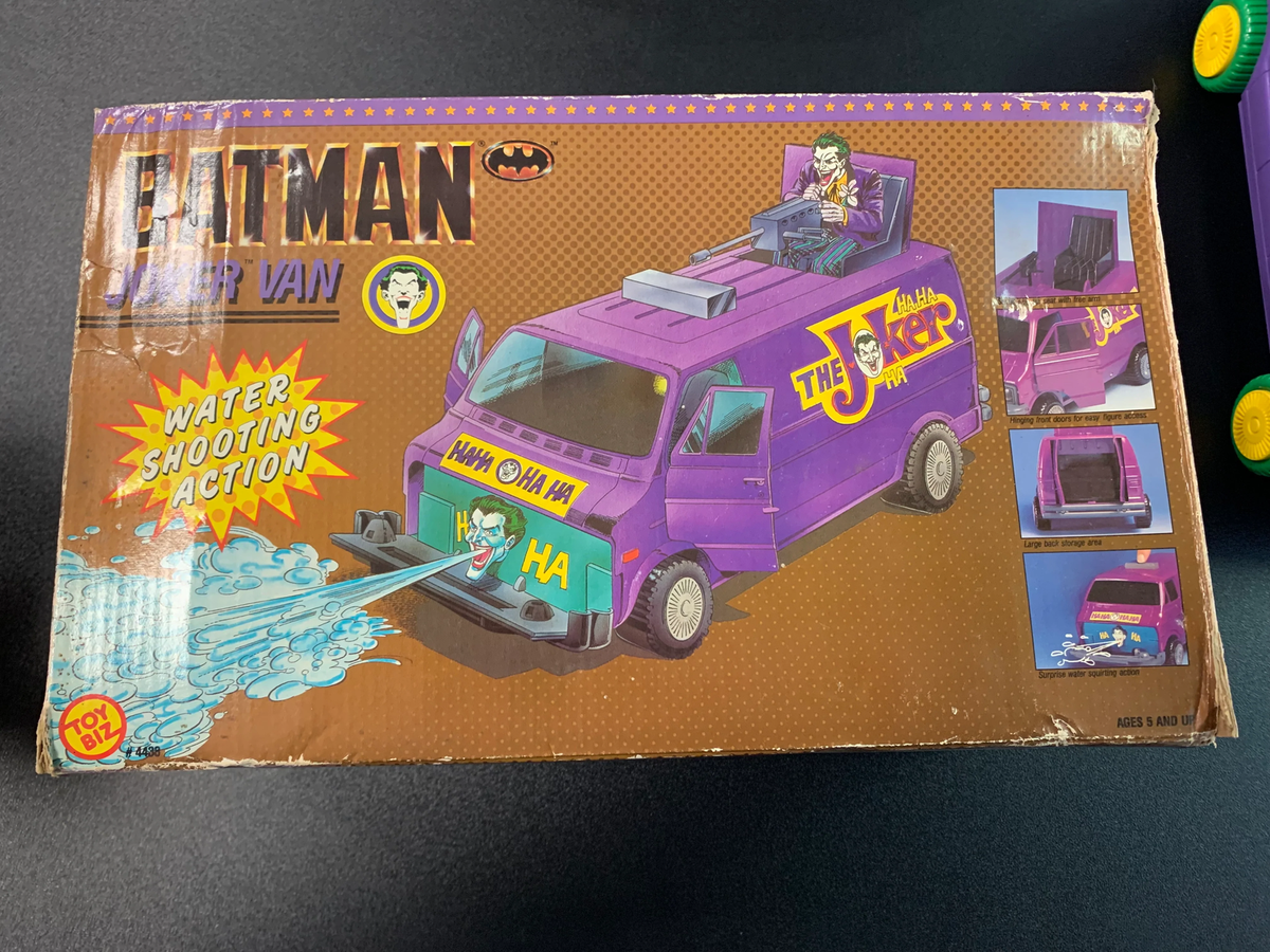 TOY BIZ BATMAN JOKER VAN PREOWNED WITH ORIGINAL BOX | eBay